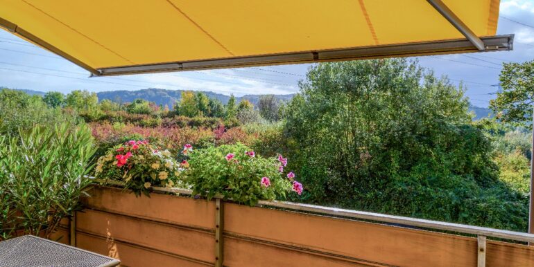 SW-Balkon mit Weitblick und neuw. Markise