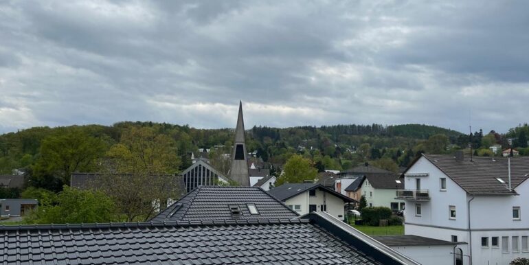 Ausblick vom Balkon