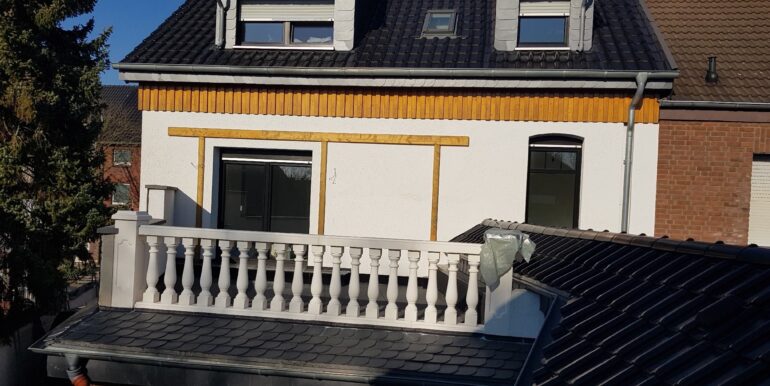 Rückansicht Dachterrasse